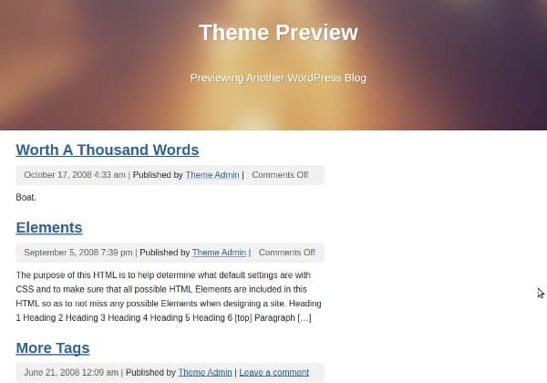 weavr wordpress theme