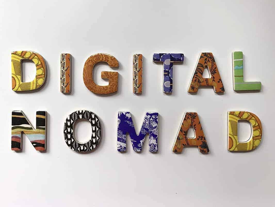 assorted-color digital nomad letter decor