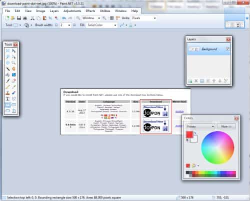 Как установить paint net